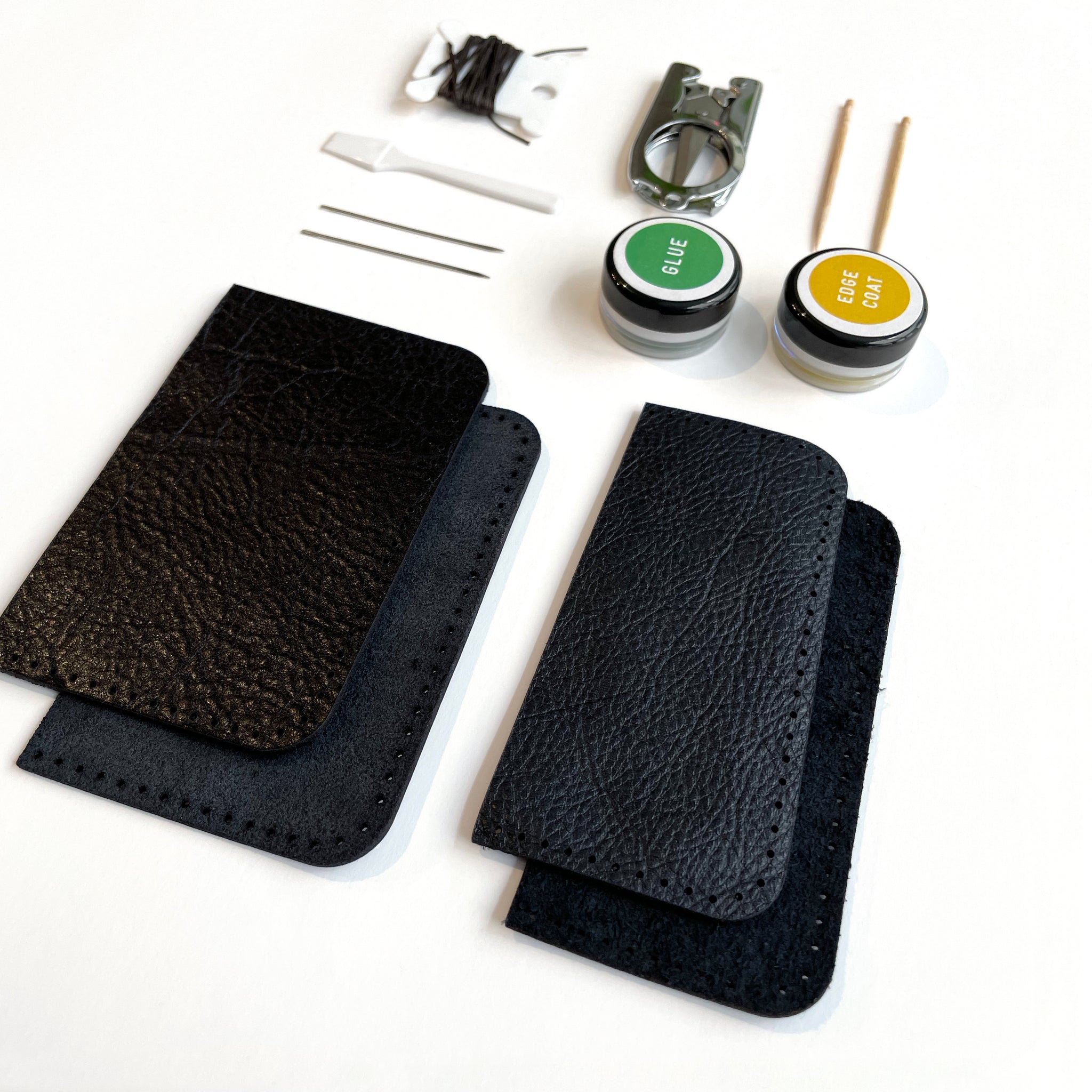 DIY Kit: Leather Card Sleeve And Studio DIY Kit: Leather Card Sleeve And Studio