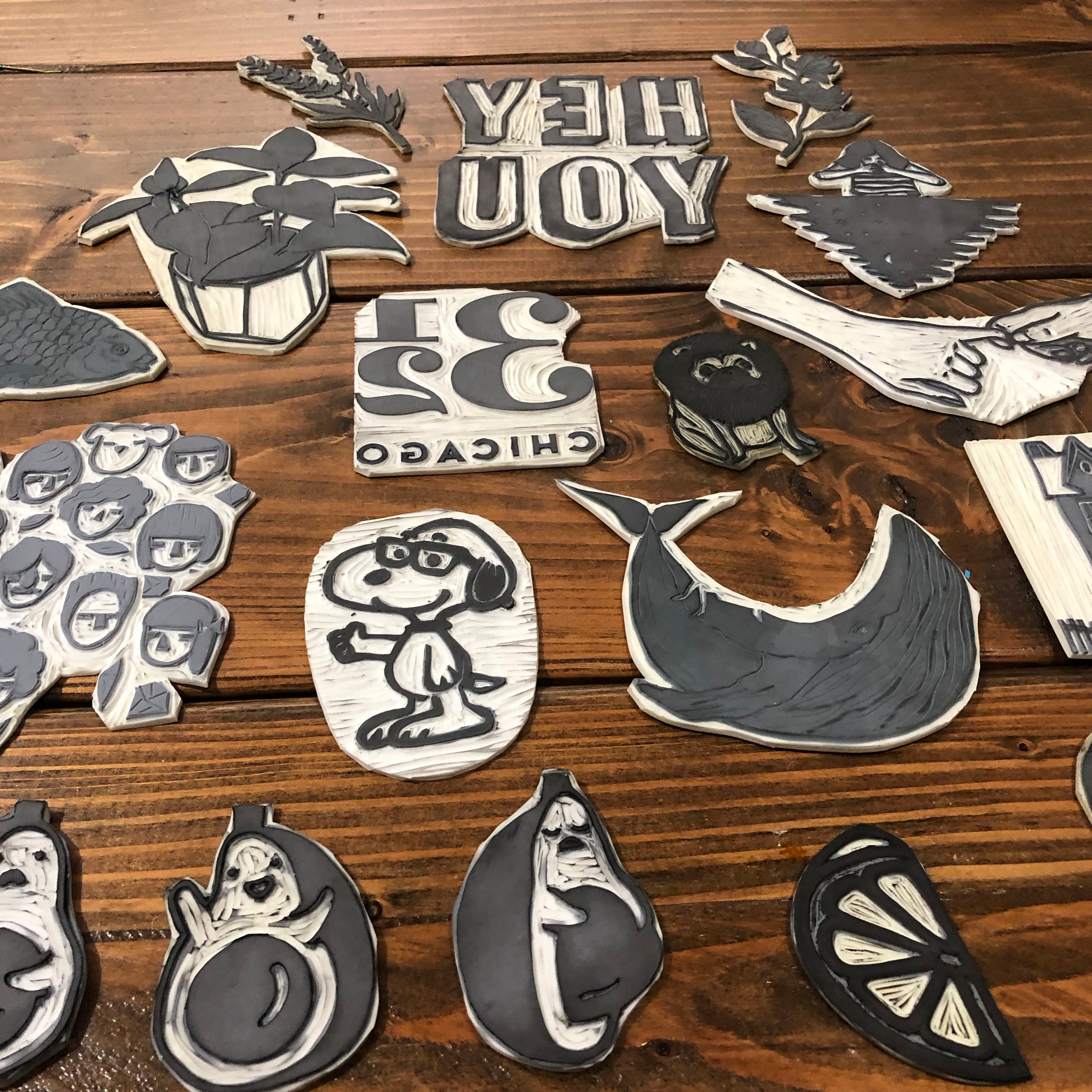Private Linocut Stamp Workshop $48/person