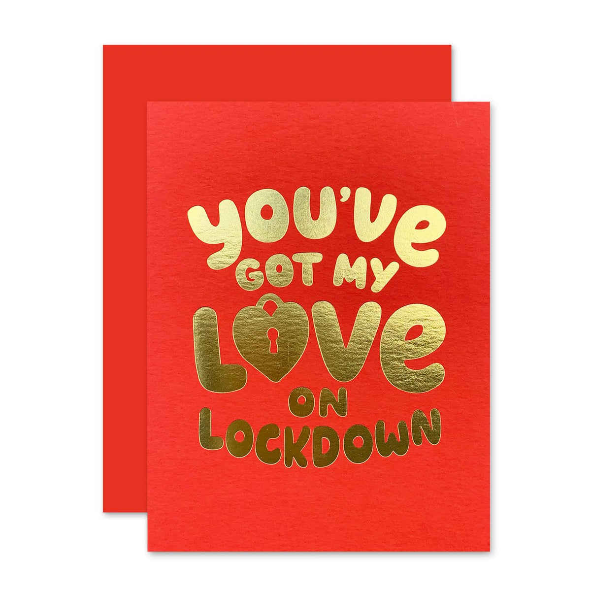 Love Lockdown Note Pattern Love on Lockdown Card – And Studio