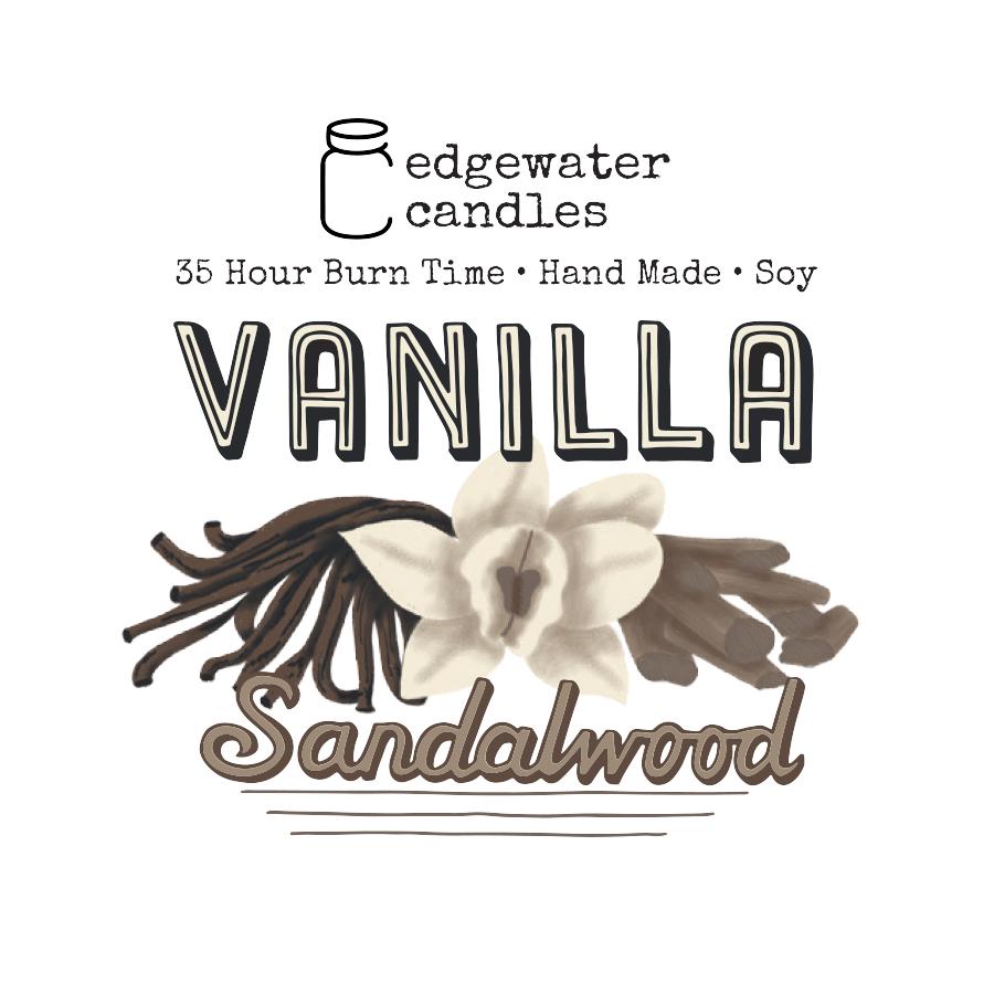 Vanilla Sandalwood 6oz Travel Tin